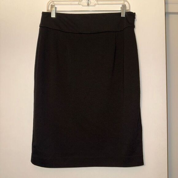 Grace Elements Women’s Pencil Skirt Solid Black Size 10 EUC - Picture 1 of 8
